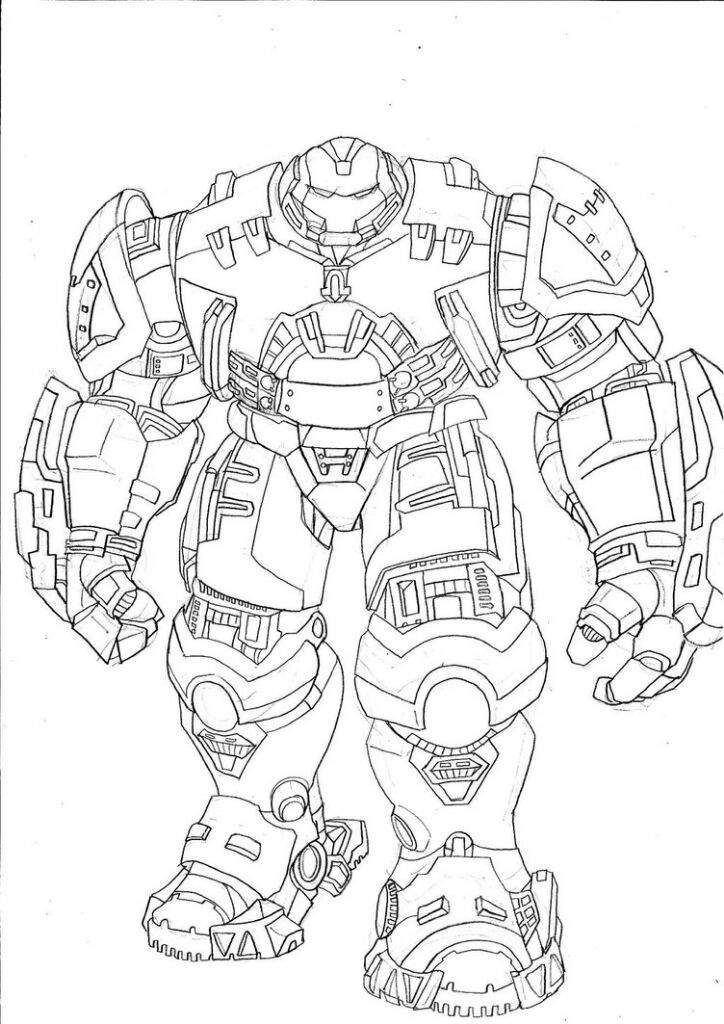 iron man hulkbuster sketch