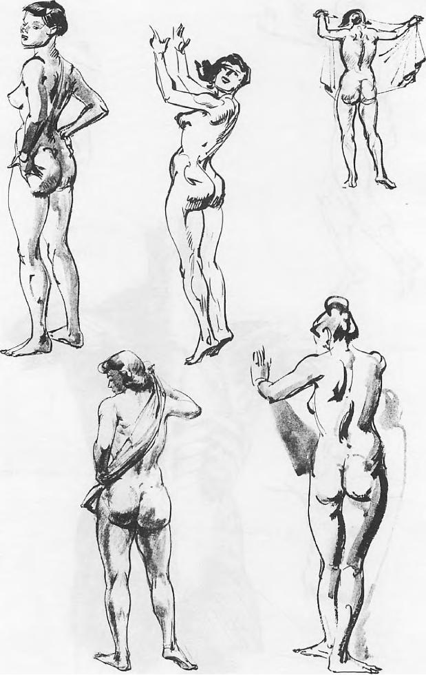 619x980 Drawing Human Backs And Body Drawing Lesson How To Draw Human - Human Back Sketch