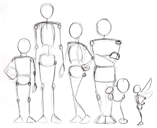600x487 Human Anatomy Fundamentals Advanced Body Proportions - Human Body Anatomy Sketch