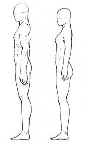 172x292 91 Best Fashion Sketches. Body Template. How To Draw. Images On - Human Body Sketch