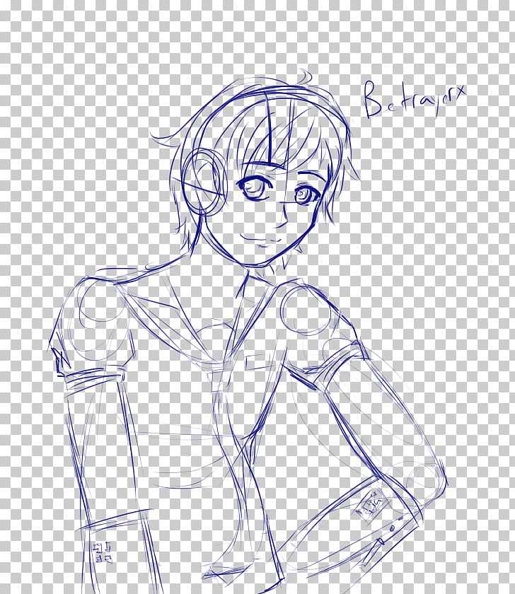 728x840 Drawing Arm Line Art Ear Sketch, Honey Droplets Png Clipart Free - Human Ear Sketch