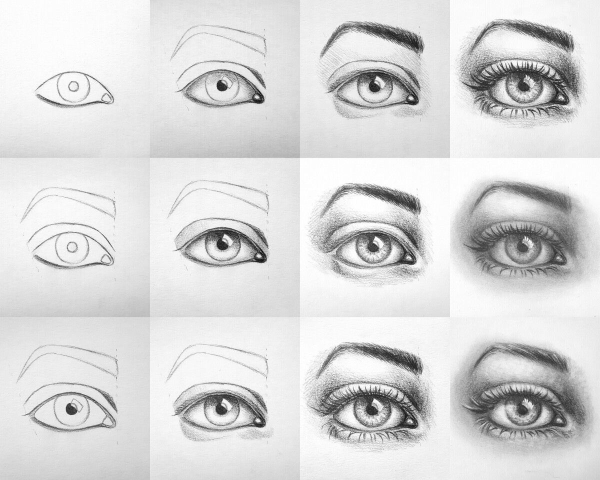 1200x960 Tutorial How To Draw A Realistic Human Eye Www.ars Rava.de Art - Human Eye Sketch