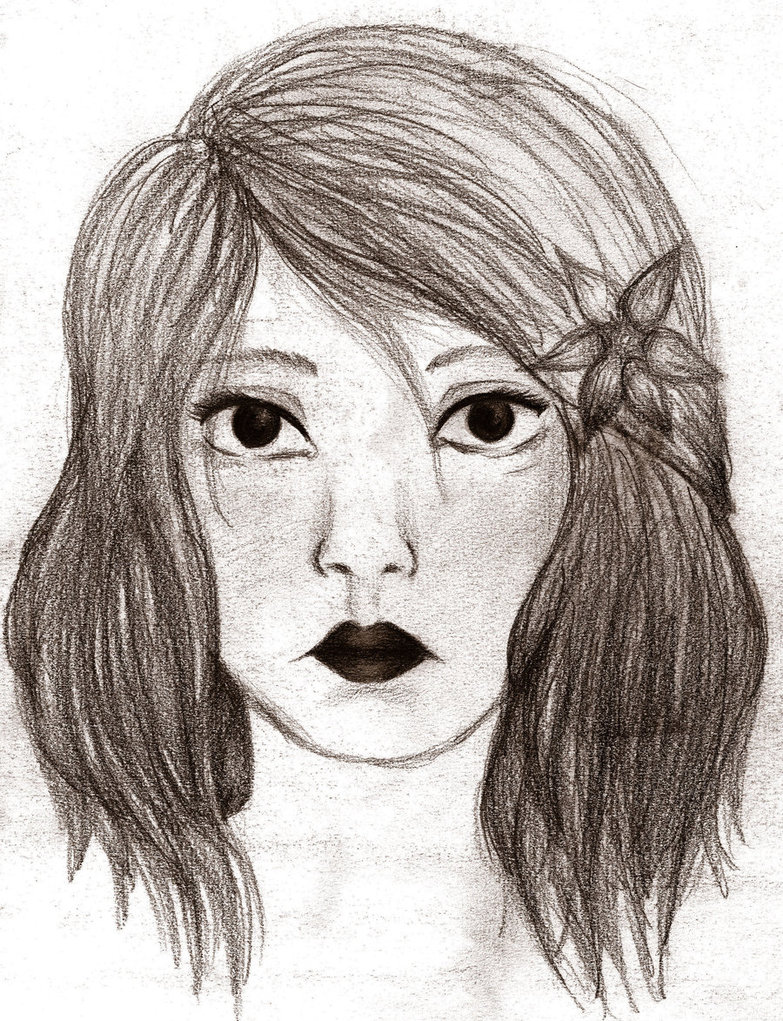 783x1021 Human Face Sketch By Villainaurora - Human Face Sketch