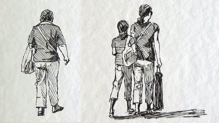 750x422 How To Sketch Amp Draw People And Figures - Human Figure Sketch