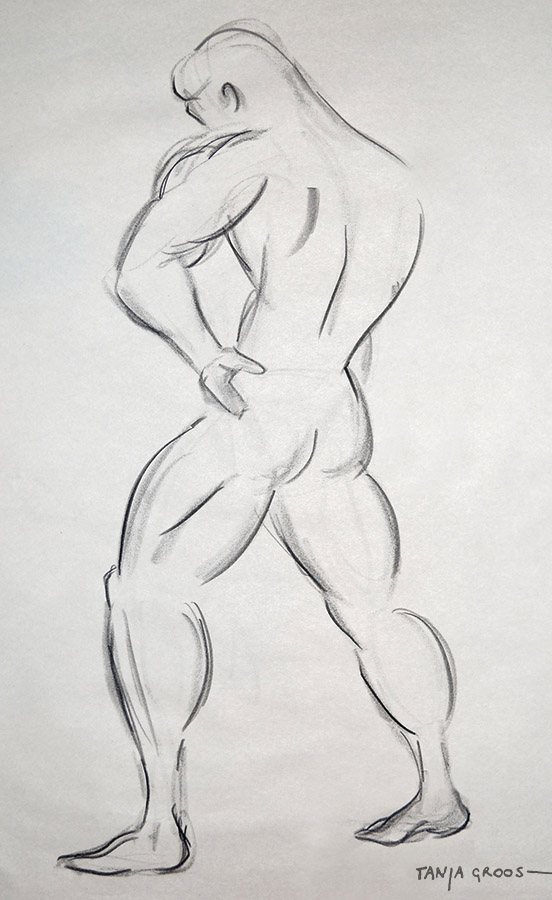 552x900 Live Model Sketches - Human Figure Sketch