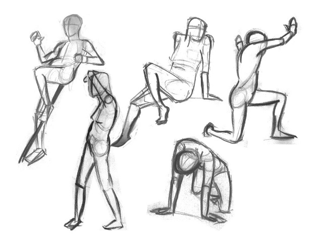 638x479 Figure Drawing Powerpoint - Human Figure Sketch