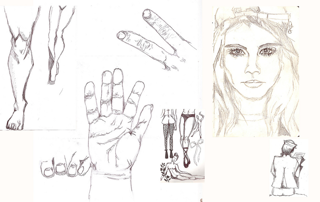 1024x647 Human Form Sketches Various Studies From My Sketchbook, 20 - Human Form Sketch