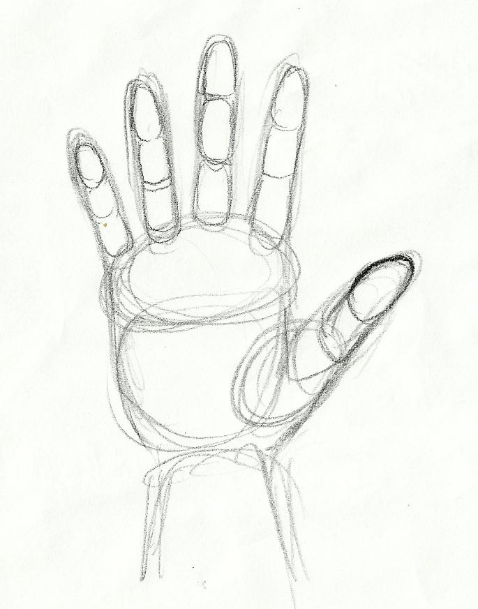 685x873 Tutorial Sketching Human Hand Artist Dreamer - Human Hand Sketch