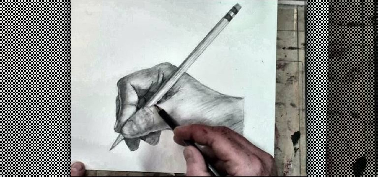 1280x600 How To Sketch A Human Hand Holding A Pencil Drawing Drawing - Human Hand Sketch