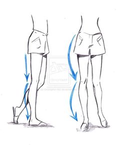 236x288 352 Na U Na Drawing Legs - Human Leg Sketch