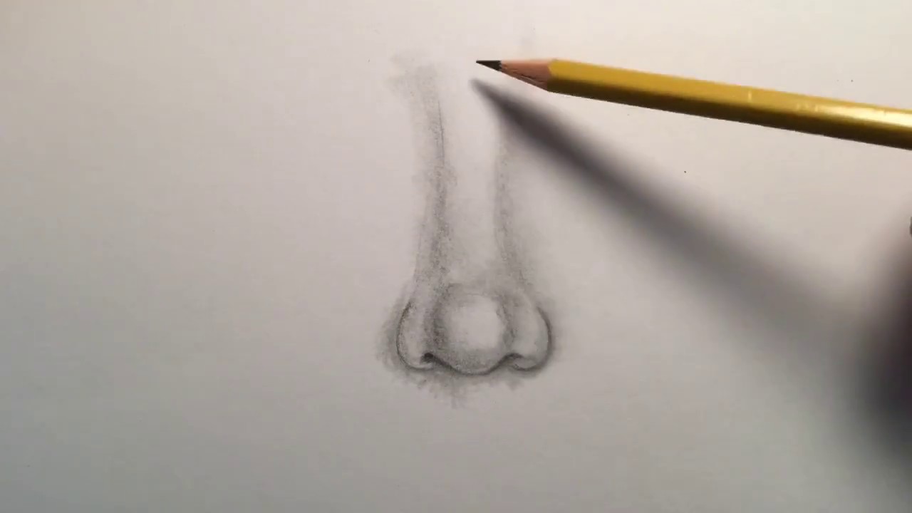 1280x720 How To Draw Noses - Human Nose Sketch