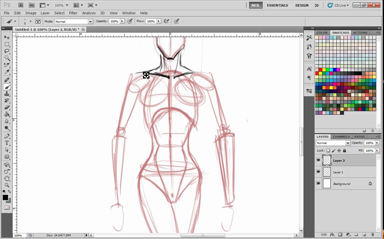 1284x800 How To Master Drawing Poses From Your Mind - Human Postures Sketches