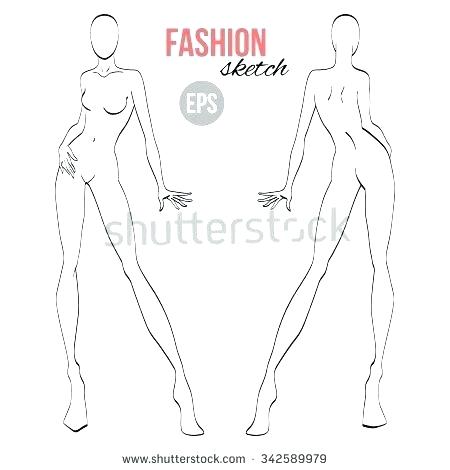 450x470 Female Human Body Outline Template Printable Woman Skincense.co - Human Sketch Outline