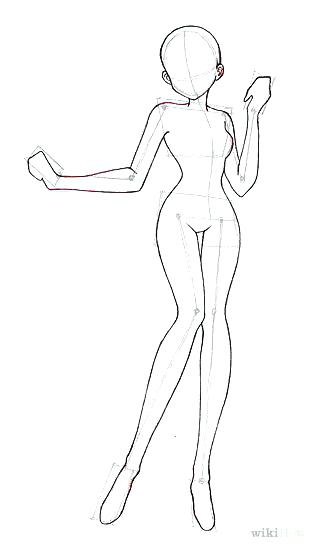 316x549 Human Figure Template - Human Sketch Outline