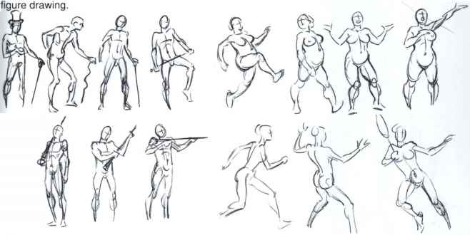 658x330 Figure Drawing Without A Model - Human Sketch Poses