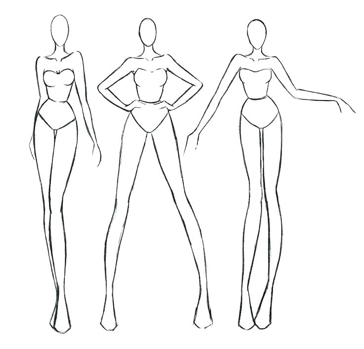 736x705 Fashion Template Back Gallery Design Ideas Male Illustration - Human Sketch Template