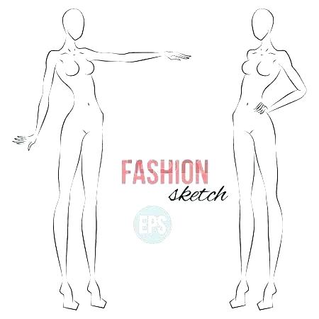 450x450 Human Figure Template - Human Sketch Template