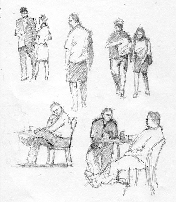 600x685 Figure Sketches Pencil - Human Sketches With Pencil