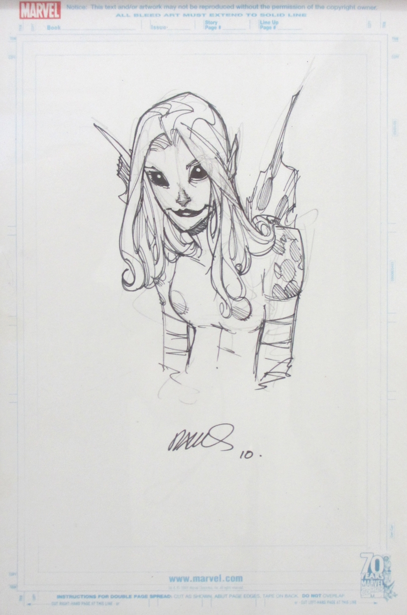 Humberto Ramos Sketch at PaintingValley.com | Explore collection of ...