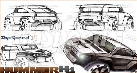 480x256 Hummer H4 Unconfirmed Details Hummer Guy - Hummer Sketch