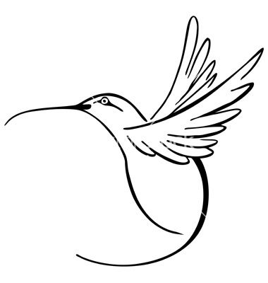 380x400 Hummingbird Tattoos Free Tattoo Ideas Nature - Hummingbird Sketch Tattoo