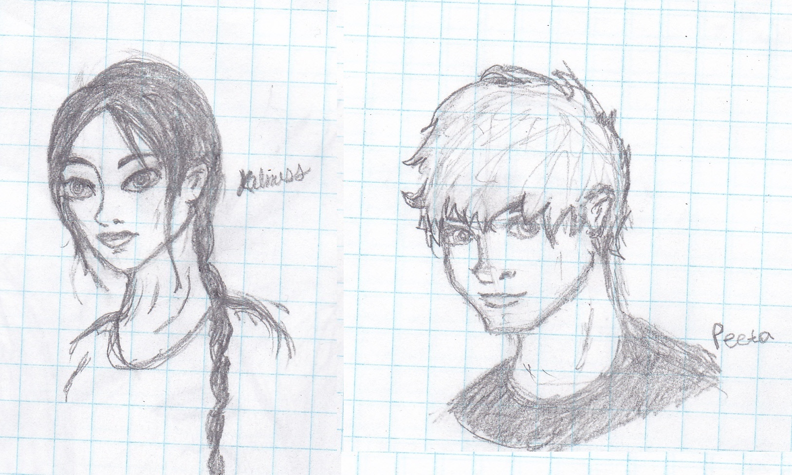 1627x977 The Hunger Games Images Katniss And Peeta Sketch Hd Wallpaper And - Hunger Sketch