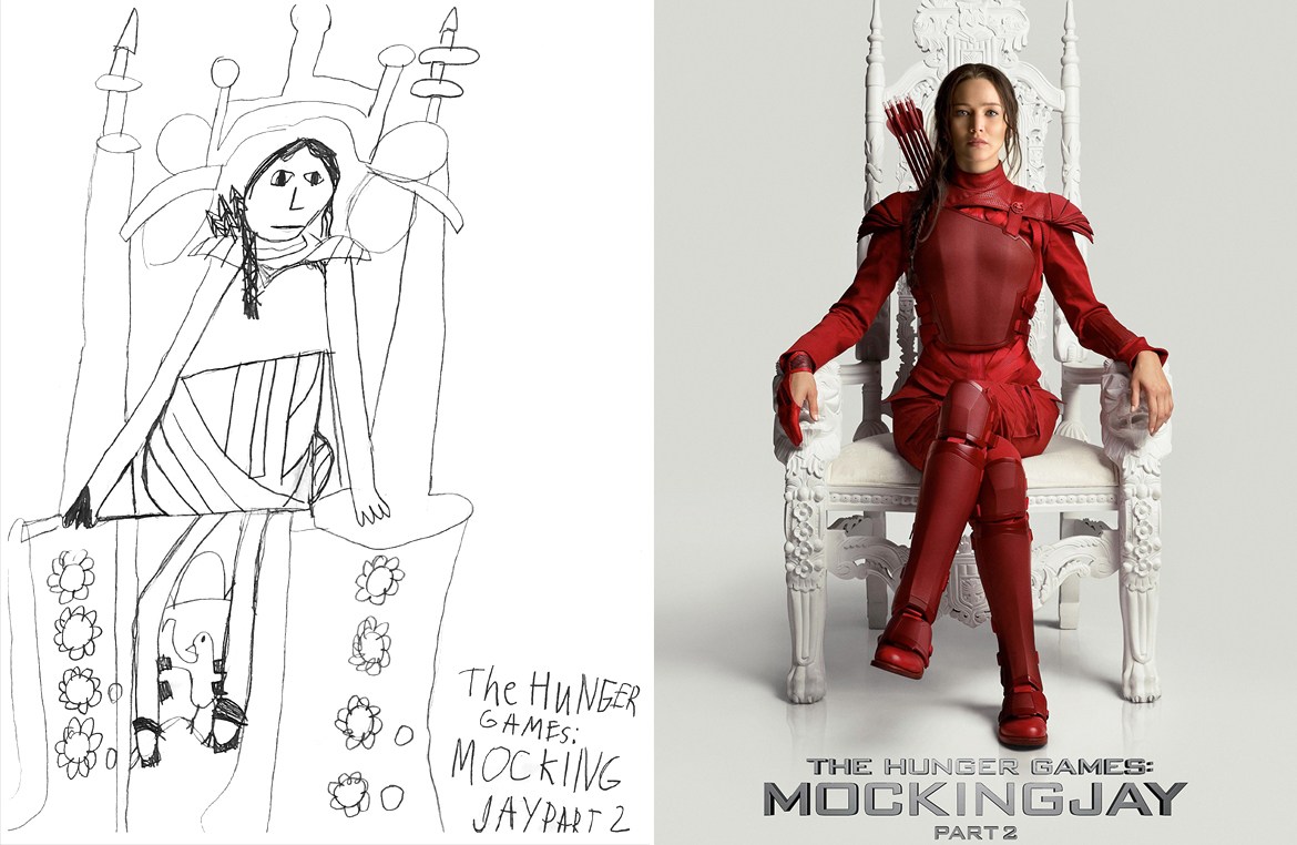 1170x762 The Hunger Games Mockingjay Part 2 Movie Poster Drawing Miss - Hunger Sketch