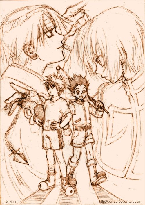 500x705 Hunter X Hunter - Hunter Sketch