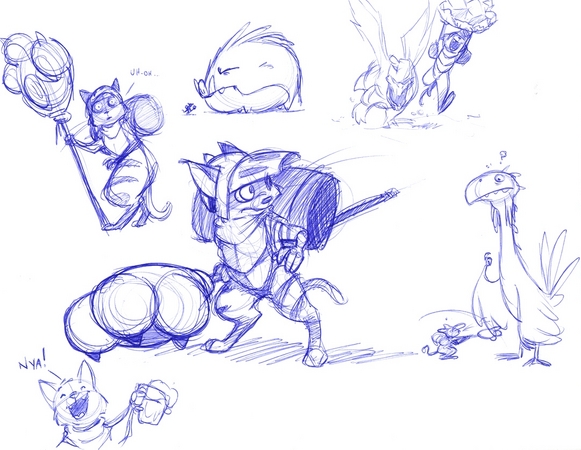 581x450 Monster Hunter - Hunter Sketch