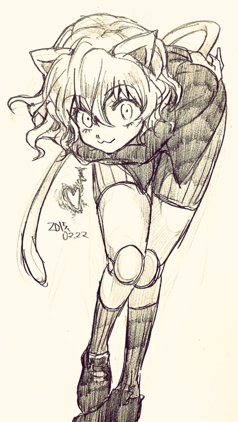 480x852 Neferpitou Hunter X Hunter Hxh Hunter X Hunter - Hunter X Hunter Sketch