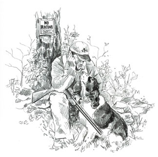 324x322 Pencil Dog Portraitsdrawings - Hunting Dog Sketches