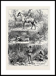 185x250 Hunting Sketches Among The Indians Of Minnesota 1880 Drawing By - Hunting Sketches
