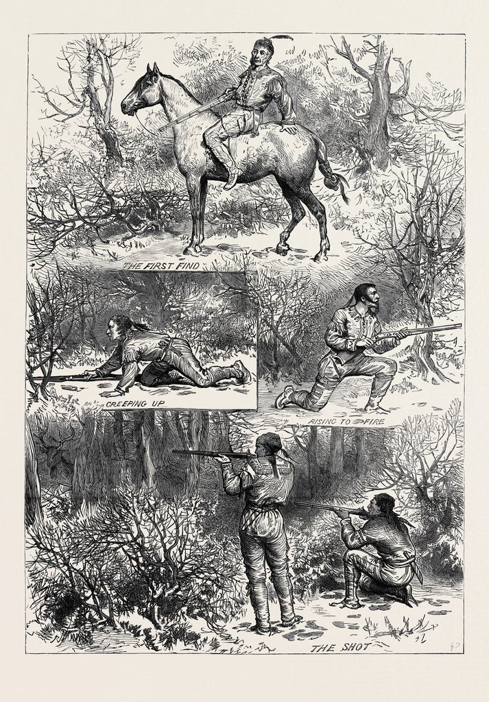 713x1024 Hunting Sketches Among The Indians Of Minnesota 1880 Posters - Hunting Sketches