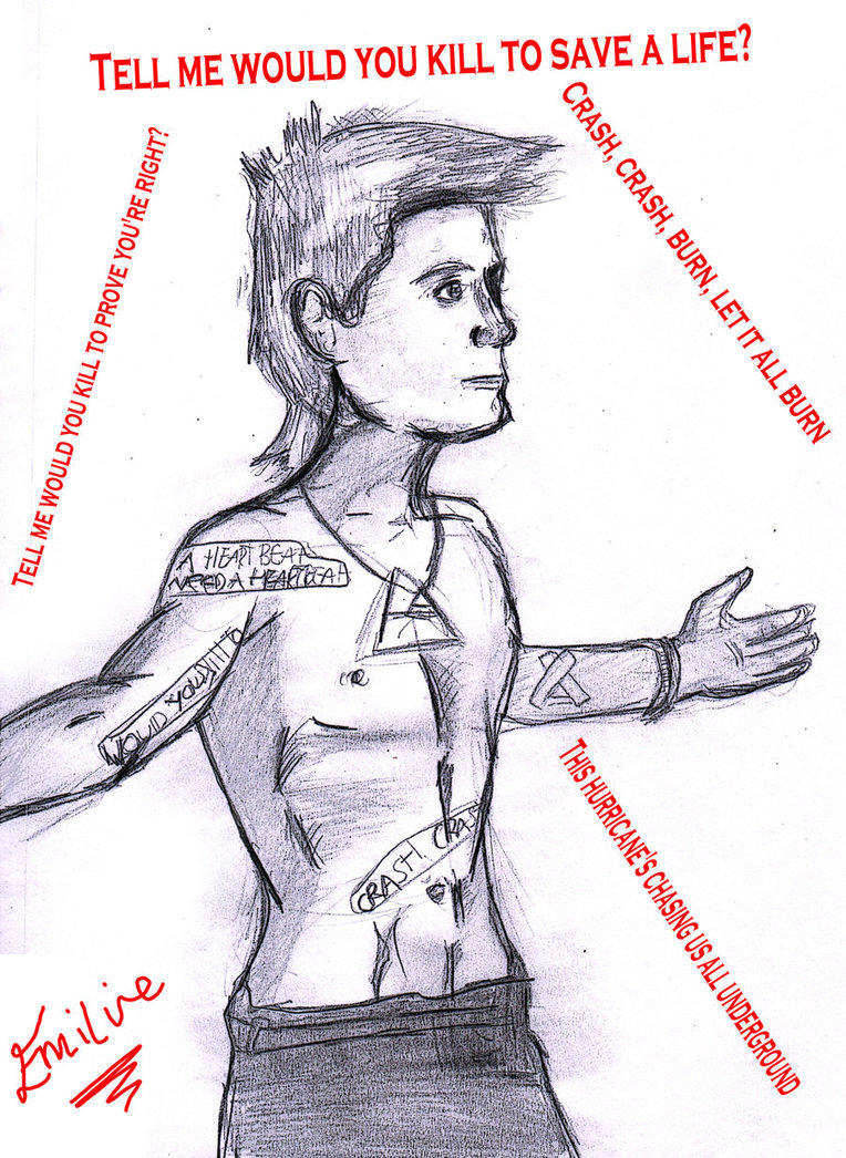 764x1046 Jared Leto Hurricane Sketch By Satoshisgirl - Hurricane Sketch