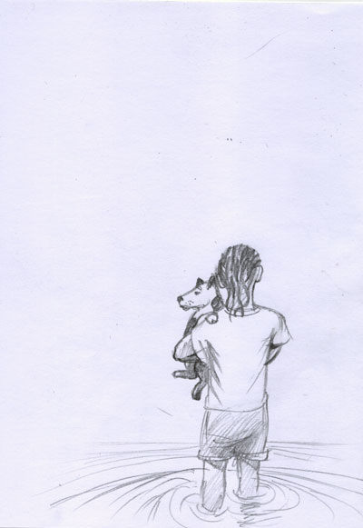 400x581 Louisiana Hurricane John White - Hurricane Sketch