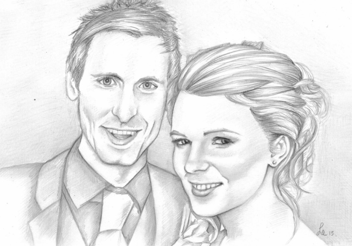 711x497 Picky Pencil Blog Posts And News From Commissions,wedding,private - Husband And Wife Sketch