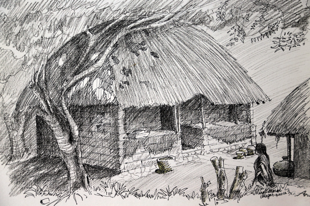 1000x667 Hut Live Sketch - Hut Sketch