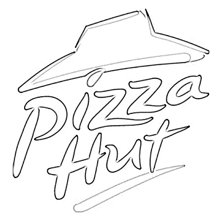450x450 Pizza Hut Logo Sketch - Hut Sketch