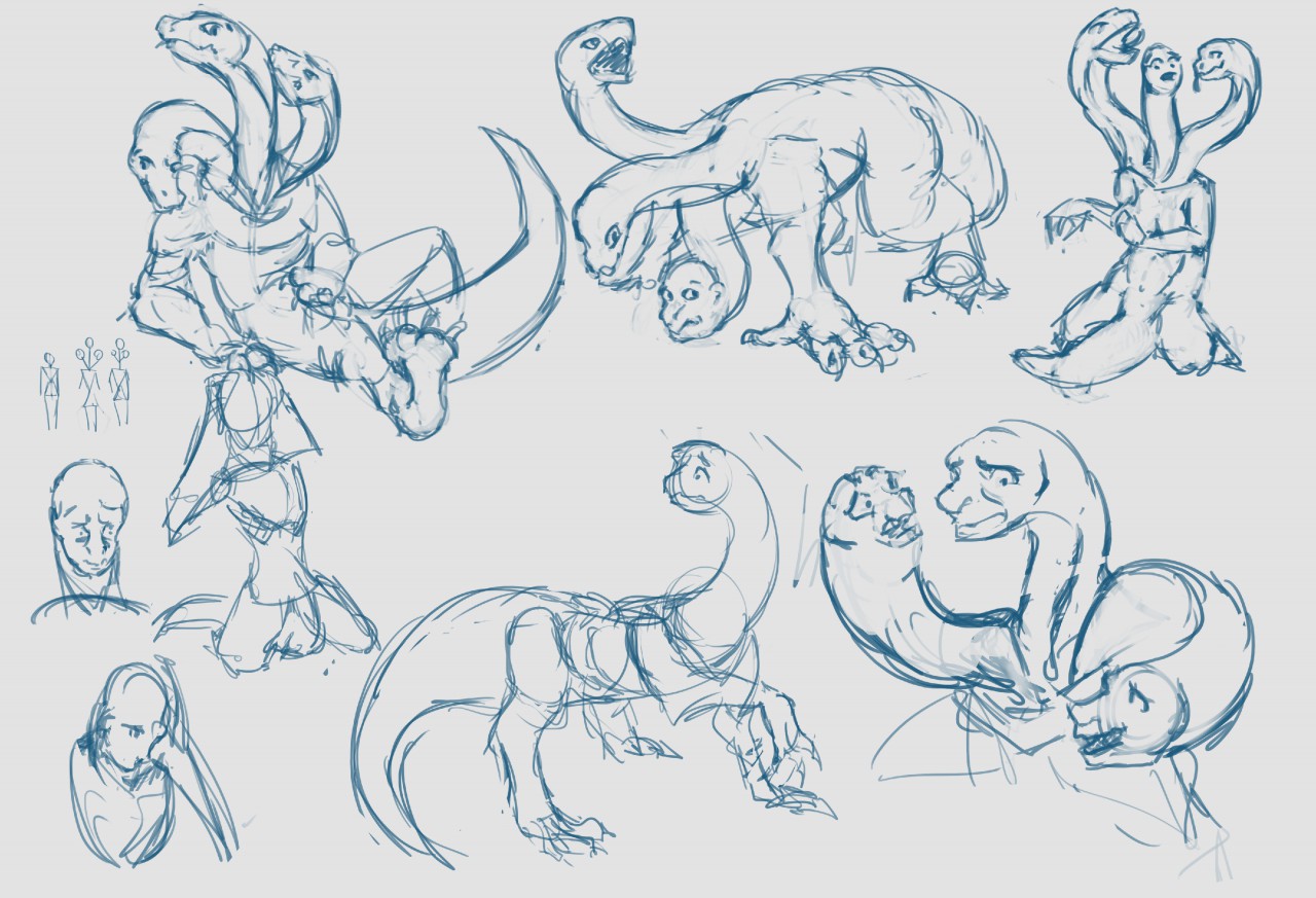 1280x873 Hydra Tf Sketches By Wyvernknight - Hydra Sketch