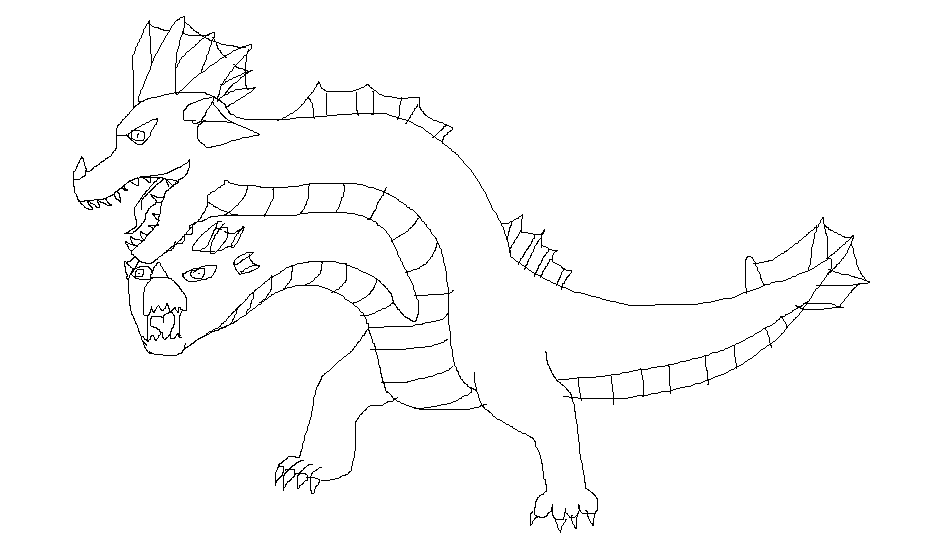 935x549 Hydra Sketch By Zorathetwilightdrake - Hydra Sketch