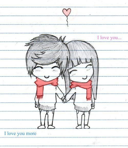 500x579 I Love U Love - I Love U Sketch