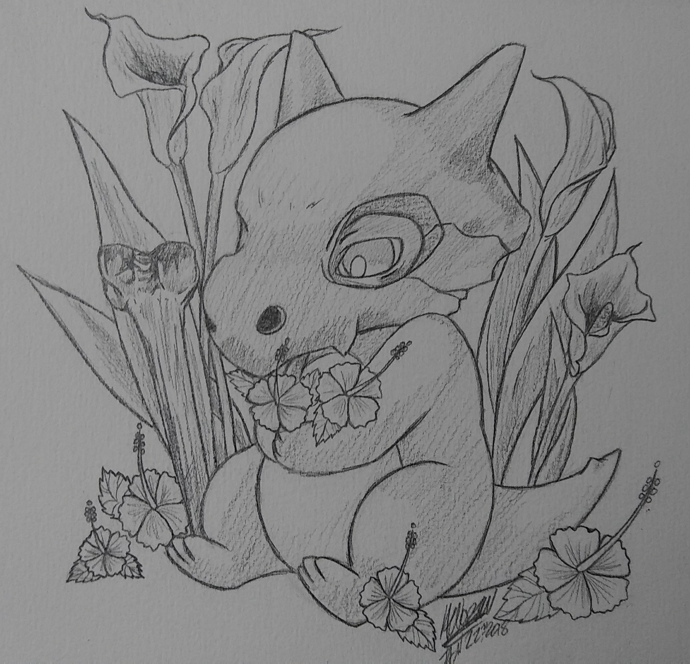 2293x2206 I Miss You - I Miss You Sketch