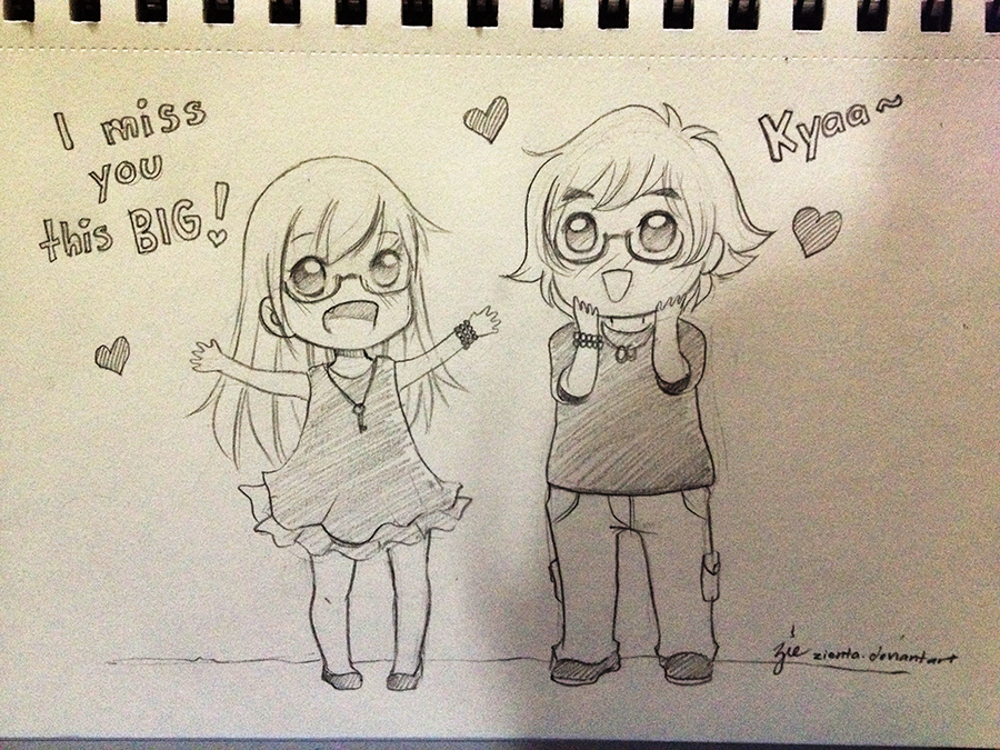 900x675 I Miss You Geo By Zienta - I Miss You Sketch