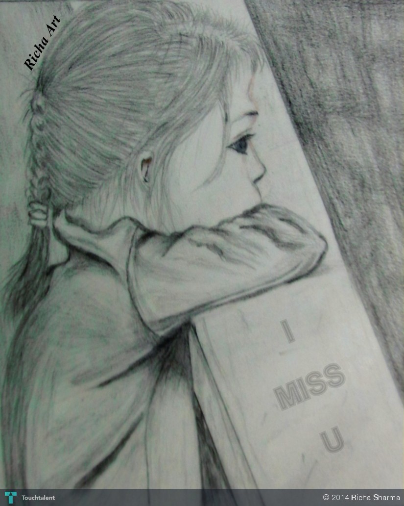 825x1032 Miss You Touchtalent - I Miss You Sketch