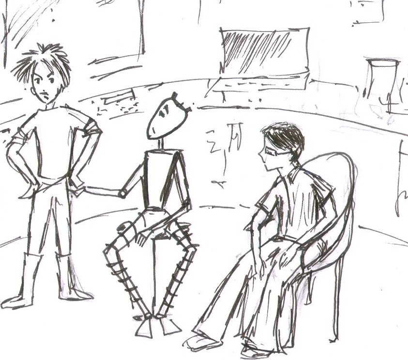 843x743 I, Robot By Isaac Asimov A Fair Bit Of Reading - I Robot Sketch