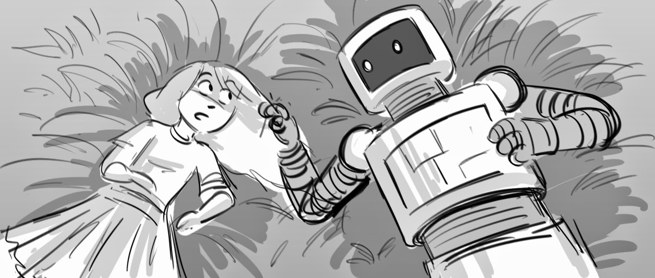 1280x544 Karitoonz I, Robot Sketches - I Robot Sketch