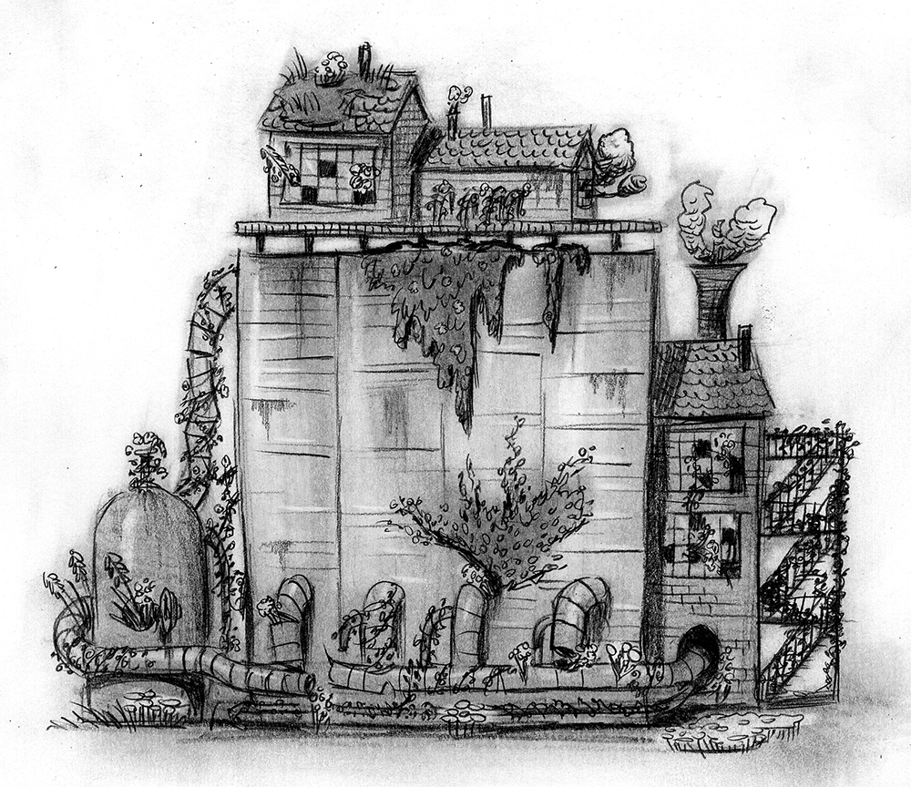 1000x864 The Wild Robot Lives! - I Robot Sketch