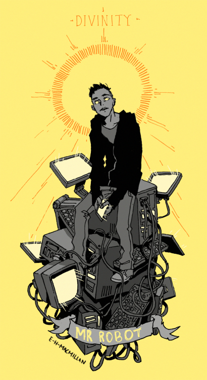 410x750 Mr Robot Drawing Tumblr - I Robot Sketch