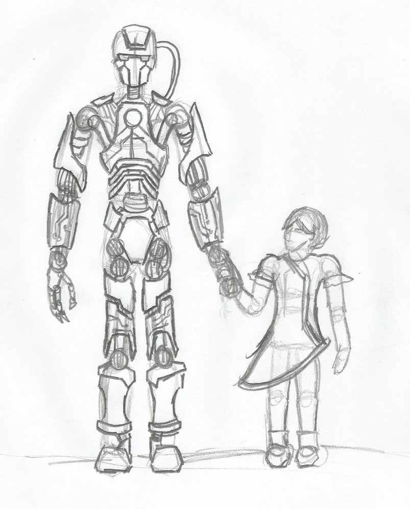 803x995 I, Robot - I Robot Sketch