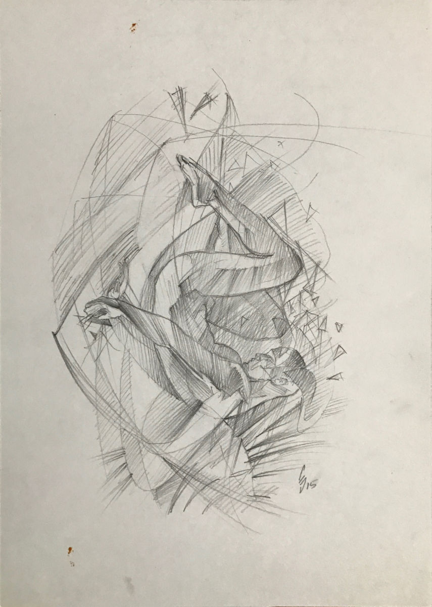 855x1200 Icarus (Sergey Sovkov) - Icarus Sketch